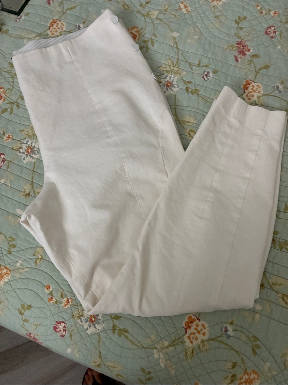 Ted Baker White Tailored Trousers